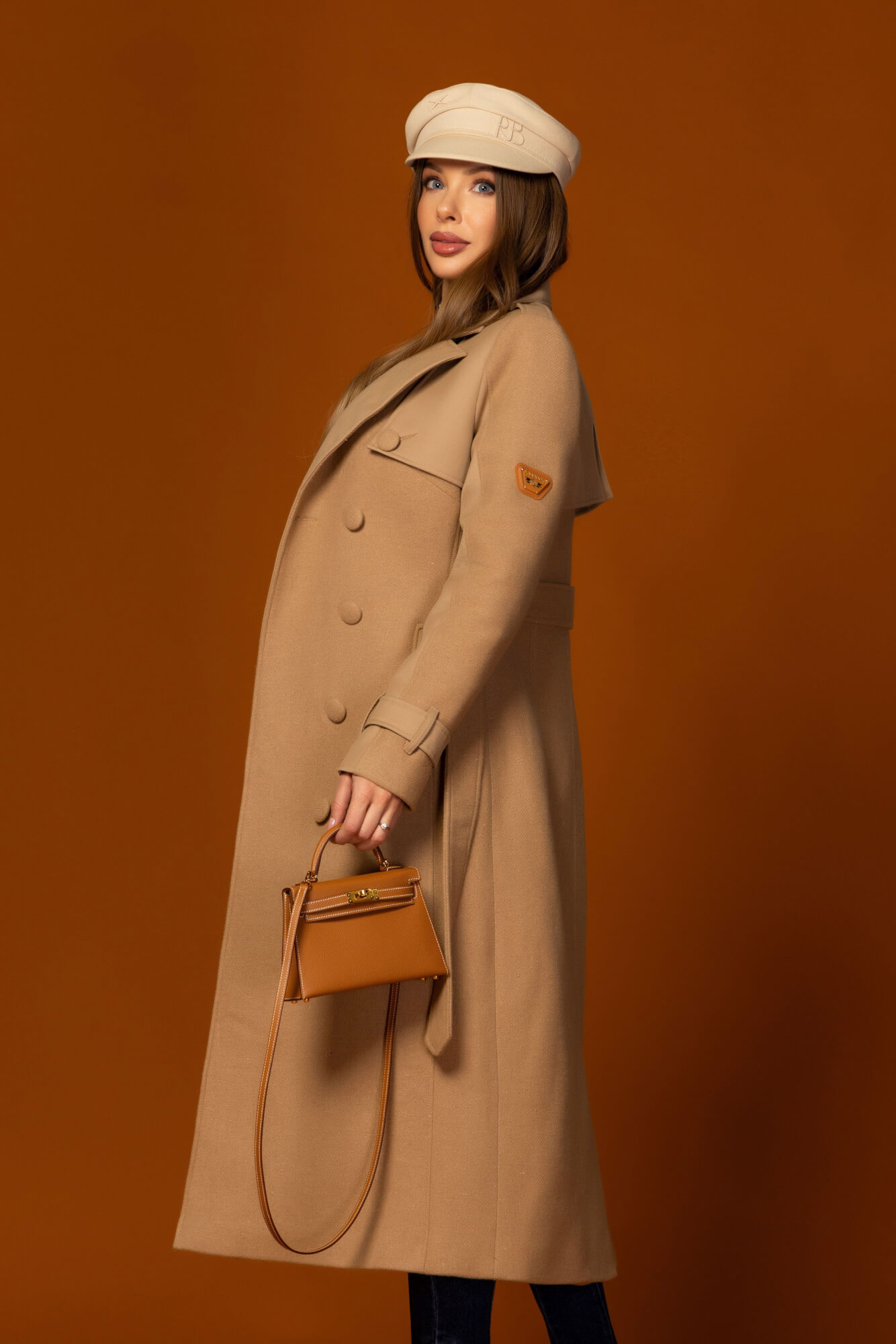 Signature Luxe Παλτό Με Μαλλί - Mocha - Εικόνα 22