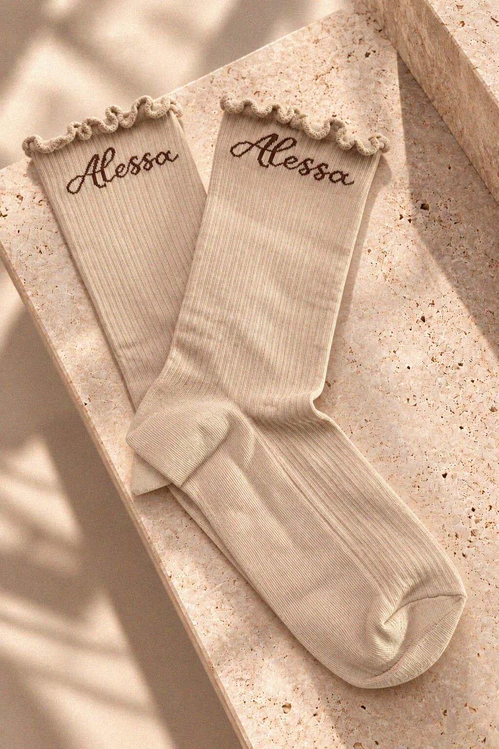 Prestige Pair Чорапи Средна Дължина - Soft Beige - Изображение 5