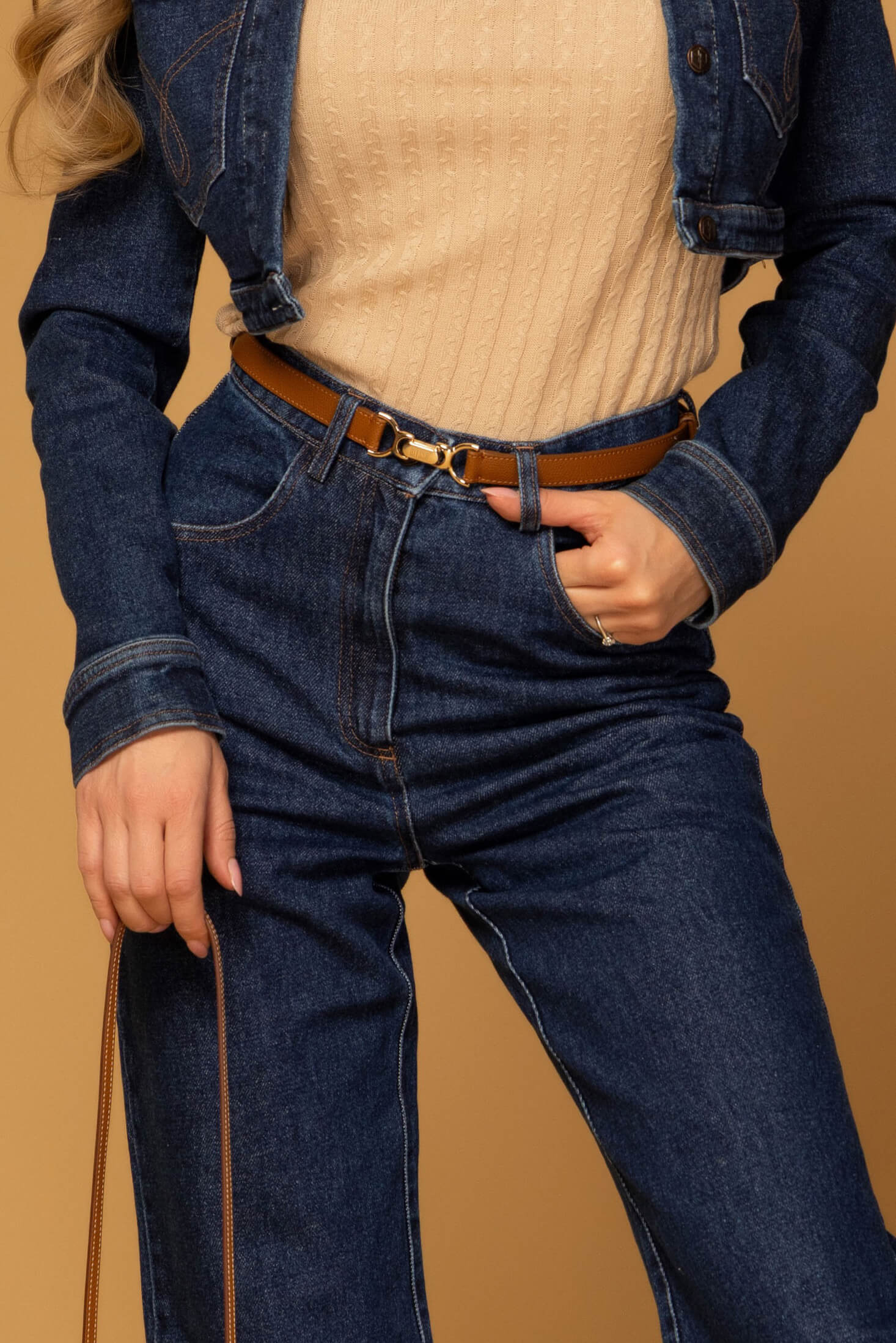 Icon Luxe Belt - Brown - Image 10