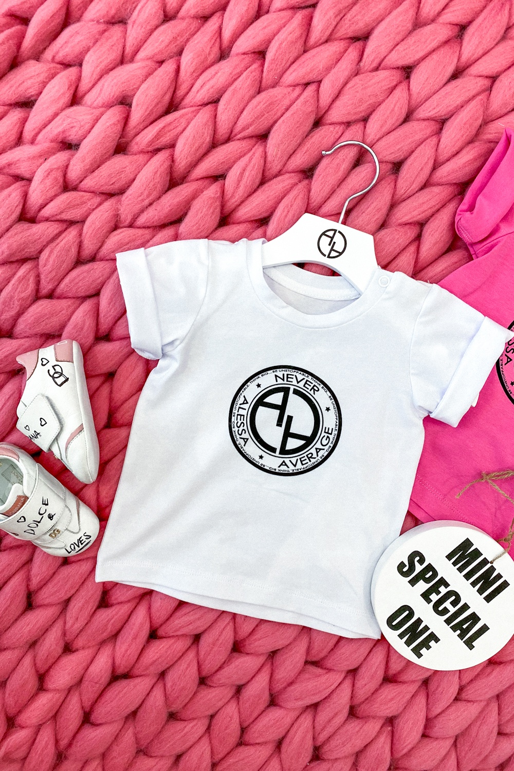 Always invited mini t-shirt с лого - бял - Изображение 4