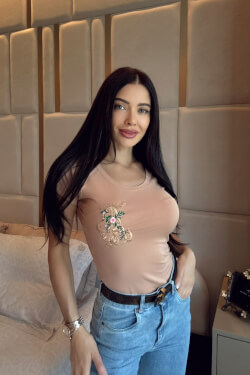 Alessa Royalty Блузка с бродерия - Nude