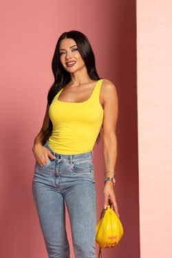 Please Don’t Stare Топ - Yellow