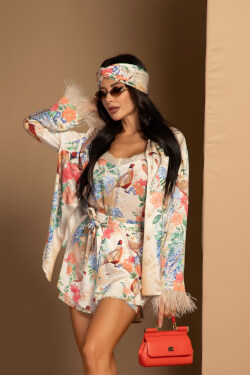 Sunset Sensation Cămașă Cu Pene Naturale