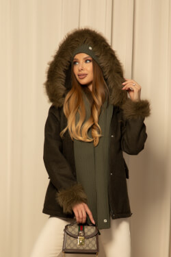 Winter Whisper Шал От Плетиво - Military