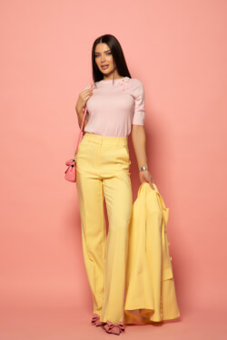 Business Beauty Панталон  - Yellow