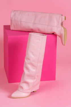 Strut Perfection Cizme - Pink