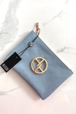 Blue magic несесер от ест. кожа - малък