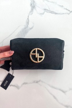 Black blink несесер от ест. кожа - голям