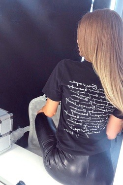 Eastern Europe Beauty t-shirt - back черна