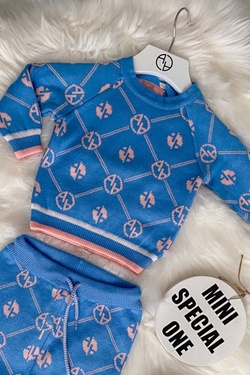 Alessa mini Religion Блуза от плетиво - blue