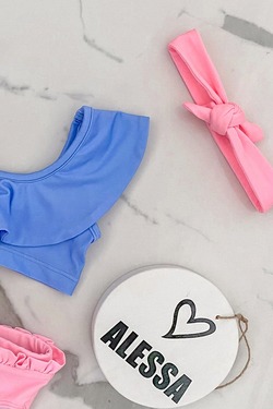 Eternal Sunshine mini Лента за глава - Light Pink