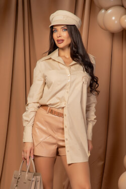 Nothing But Love Cămașă - Lungă - Nude