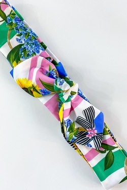 Keep on shining лента за коса - розово