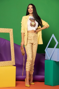Over the Rainbow Pantalon - Luxury Yellow
