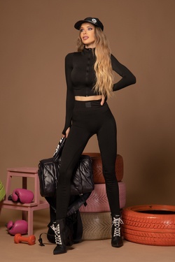 Perfect Shape Безшевна Блузка - Black