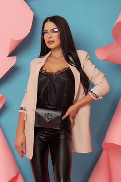 Charm You oversize Блейзър - Nude