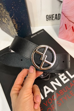 Alessa logo Curea neagră – cataramă din nichel