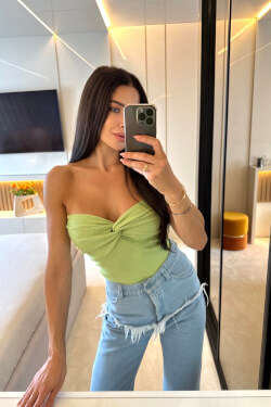 Reason To Smile Top Din Tricotaj - Green