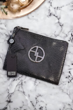 Black snake несесер от ест. кожа - малък