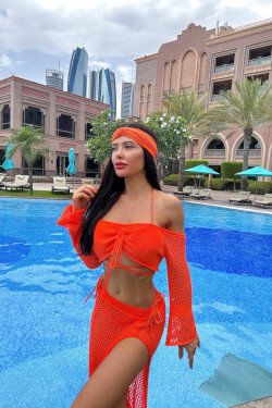 Summer Craze Плажна Пола - Orange