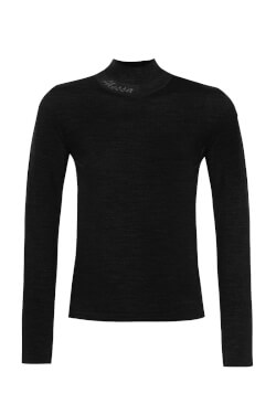 Dreamy Hug Tricou din Lână - Black