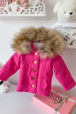 Only in your dreams Alessa mini зимно кашмирено палтенце - фуксия