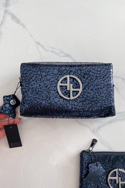 Bubble Несесер от ест. кожа - голям