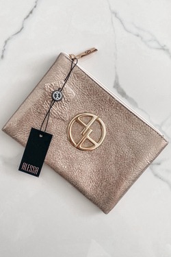 Platinum Несесер от ест. кожа - малък