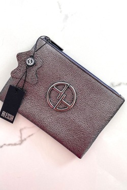 Graphite Несесер от ест. кожа - малък