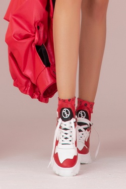 Alessa religion чорапки - червени