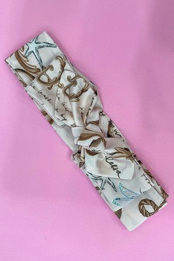 All I Want Is A Yacht Лента за коса - Beige