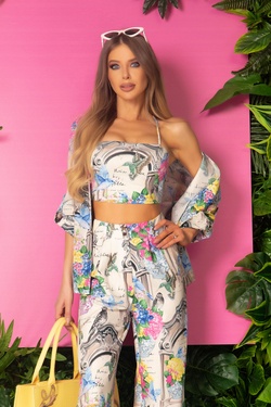 Test My Limits Кроп-Топ - Majestic Garden