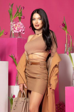 Rococo Logo Curea Maro - Strâmtă Cu Cataramă Aurie