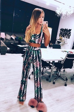 Pink tropic летен панталон