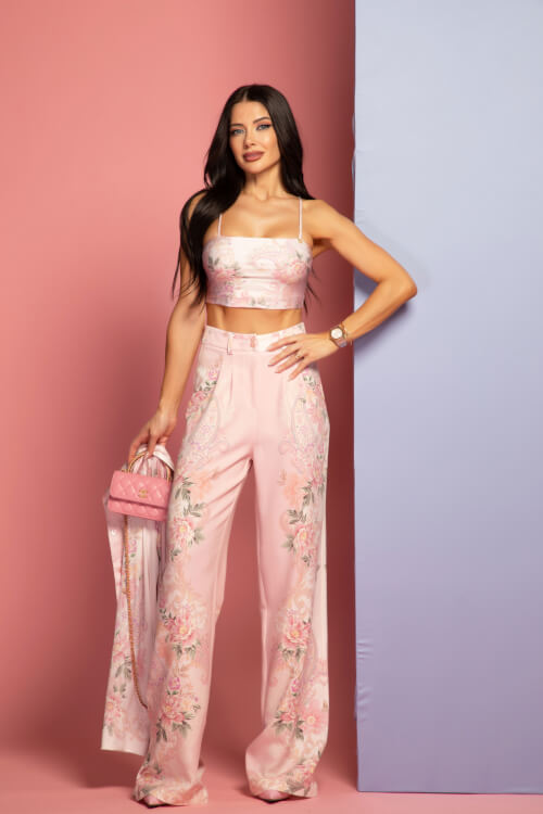 A Touch Of Romance Long Pants - Pink