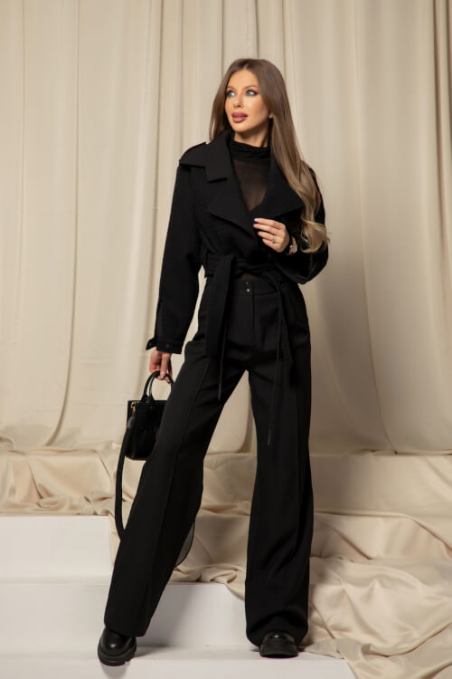 Casual Charm Παντελόνι - Black