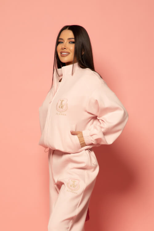 Daily Luxe Αθλητικό Πανωφόρι - Pink