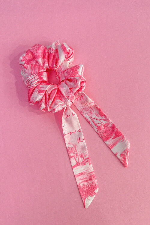 Trendsetter Icon Scrunchie-Φιόγκο - Pink 