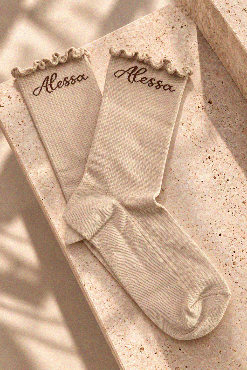 Prestige Pair Șosete de Lungime Medie - Soft Beige