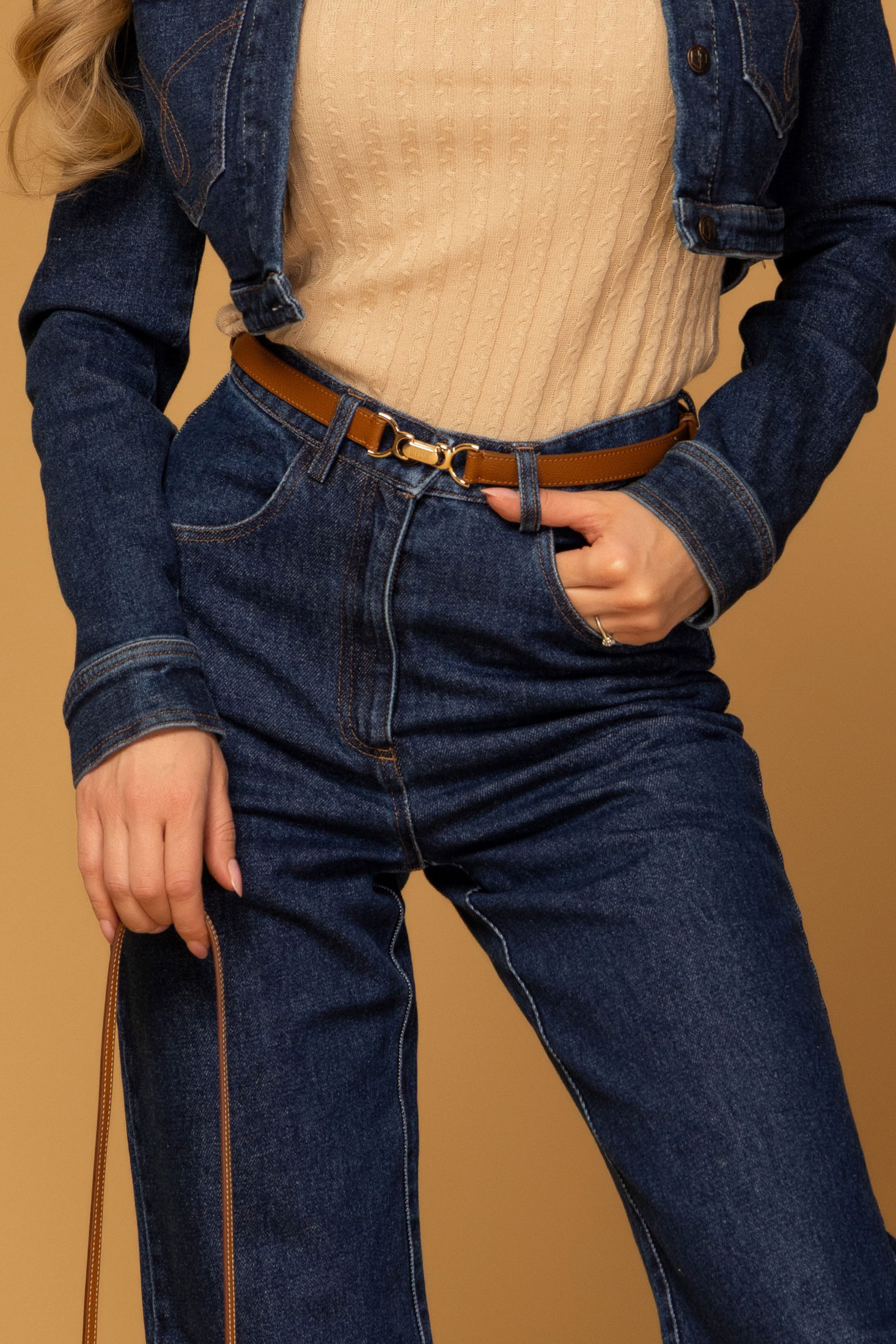 Icon Luxe Колан - Brown