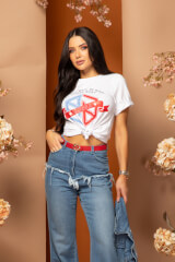 Summer Magic T-Shirt От Памук - White - Изображение 4