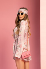A Touch of Romance Лента За Коса Тип Тюрбан - Pink - Изображение 5