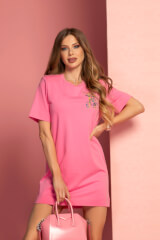 Alessa Royalty Рокля - T-Shirt - Pink - Изображение 2
