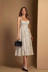 Playful Elegance Midi Рокля - Изображение 7