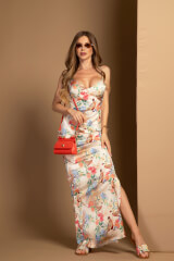 Sunset Sensation Rochie Lunga - Imagine 8