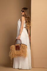 Boho Beauty Дълга Рокля - Ecru - Изображение 4