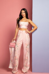 A Touch of Romance Дълъг Панталон - Pink - Изображение 4