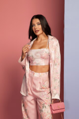 A Touch of Romance Риза - Pink - Изображение 9
