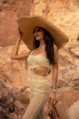Mojito Magic Παντελόνι Παραλίας - Soft Beige - Εικόνα 8