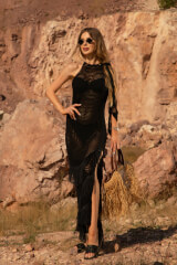 Ocean Enchantress Μακρύ Φόρεμα Παραλίας - Black - Εικόνα 1